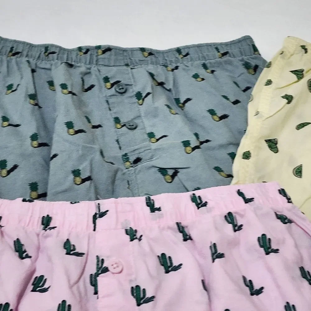H&M Men's Colorful Fruits Boxers Set of 5 Piece Size Medium M